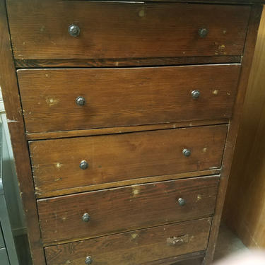 Antique quarter sawn oak Dresser 33.5 x 49.5 x 18.5