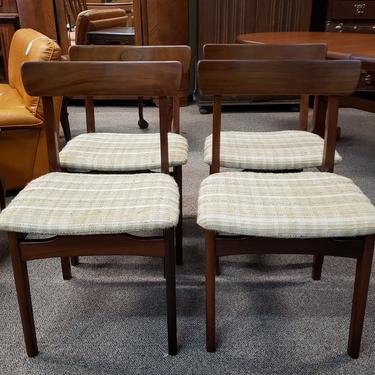 Item #W729 Set of Four Rosewood Dining Chairs c.1960