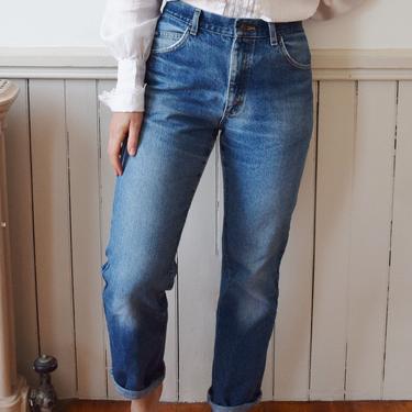 Vintage Lee  Jeans | 1990s High Rise Lee Jeans | Faded Dark Wash | 32&amp;quot; W 
