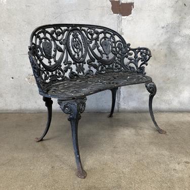 Antique Cast Iron Bench