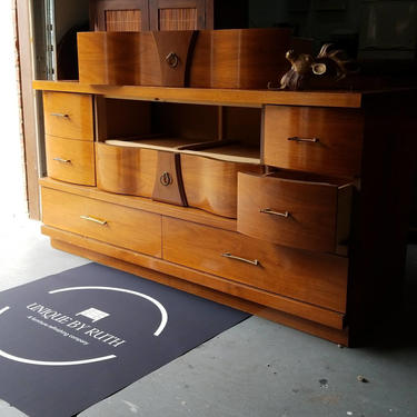 Mid Century Low Dresser - Bassett Furniture by Unique