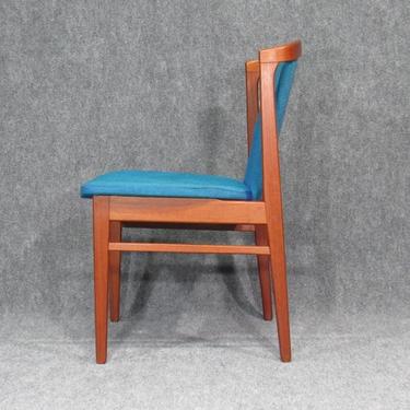 Set of Ten (10) Rare Mid-Century, Danish Modern Teak Dining Chairs by Erik Buck for Chr. Christiansen.  Circa 1960s.