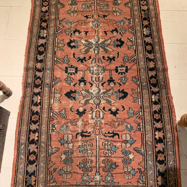 Vintage rug, 3' 4" x 5' 10.5", $225.