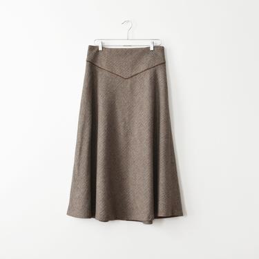 vintage Pendleton wool midi skirt, size L 