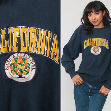 California Sweatshirt Golden Bears University Sweatshirt 90s Shirt Champion Berkeley Football Graphic College Vintage Medium Large 