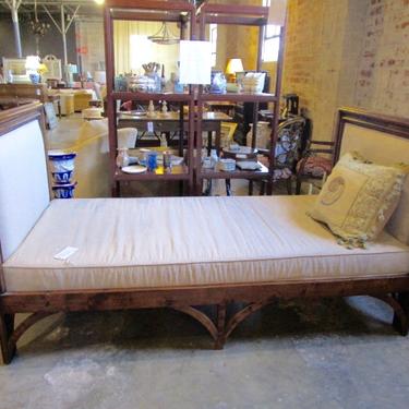 HOLLAND AND MACRAE BURLED WALNUT DAYBED