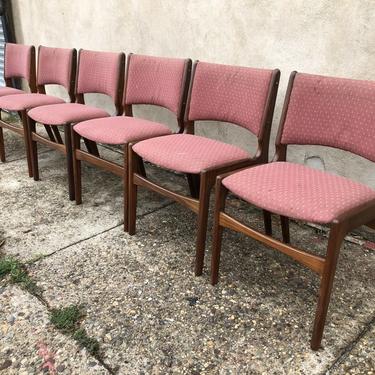 Danish rosewood dining chairs