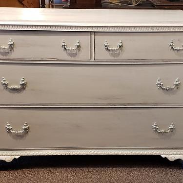 Item #AZ4 French Walnut Painted Chest of Drawers 19th Century