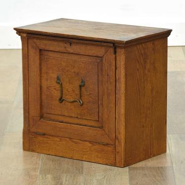 Antique Oak Apothecary Cabinet
