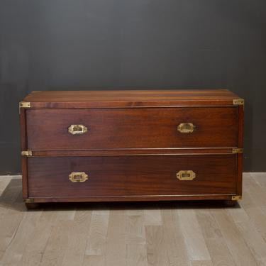 Mid 19th c. Mahogany and Brass Campaign Chest c.1850s