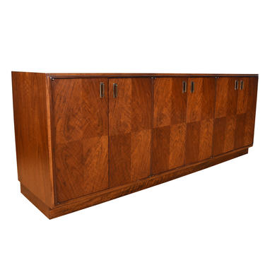 American Modernist Decorator Walnut Storage Cabinet | Bar