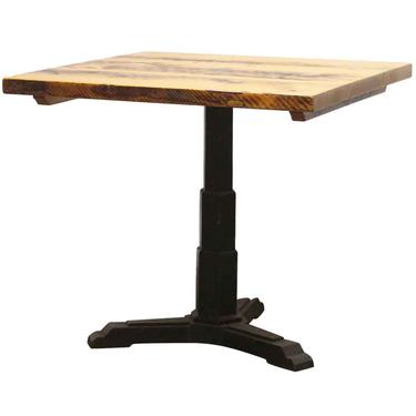 34 in. Square Bistro Table with Cast Iron Base