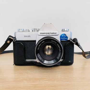 Vintage Mamiya/Seykor 500 DTL SLR Camera Not Tested 