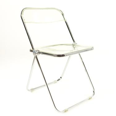 Anonima Castelli Italian Lucite Folding Chair 
