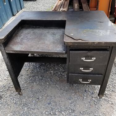 Metal Work Table with 4 Drawers 45" W by 33" H by 34" D