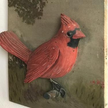Carved Cardinal