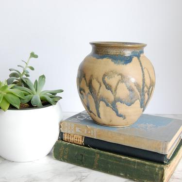 Studio Pottery Vase Vintage Hand Made Pottery Signed Pottery Boho Decor by PursuingVintage1