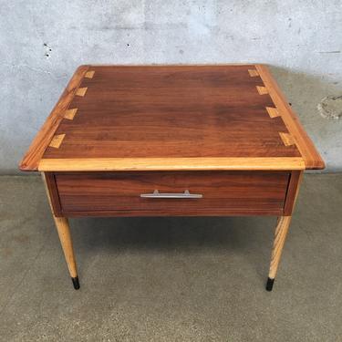 Mid Century Lane End Table with Drawer