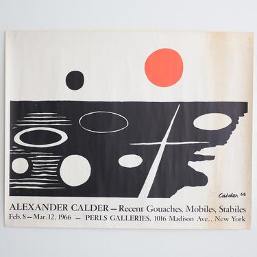 Alexander Calder Exhibition Signed Lithograph 1965 