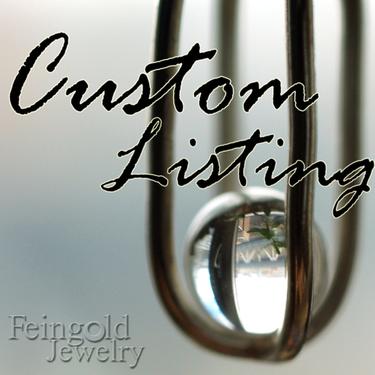Custom Listing fo J 