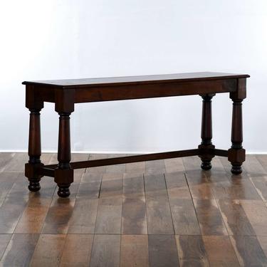 American Traditional Turned Post Console Table