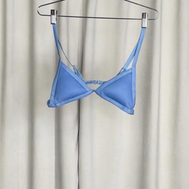 Vintage Blue Bikini Top