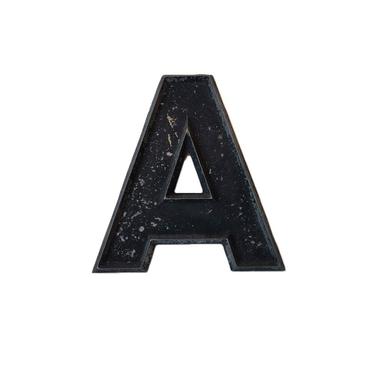Vintage Metal Marquee Letter 'A'