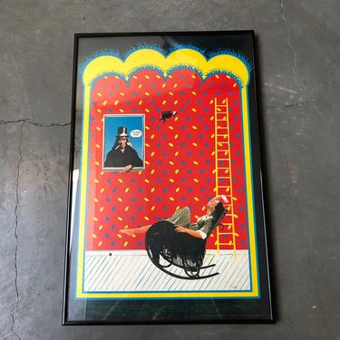 Bob Fried 1968 San Francisco Concert Poster Genesis, Seigel-Schwall And Mother Earth 
