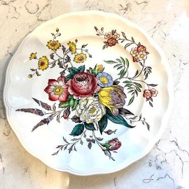 Vintage Copeland Spode England Gainsborough A Floral Replacement Plate by LeChalet