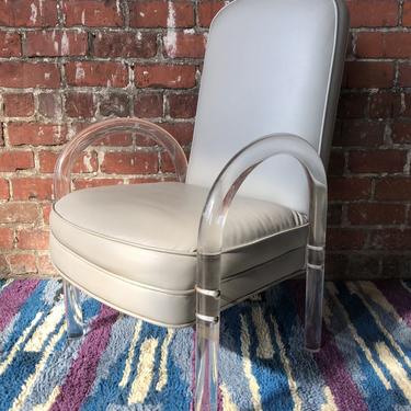 Lucite pace chair