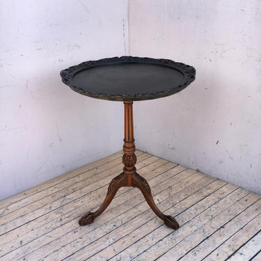 Chippendale-Style Carved Side Table