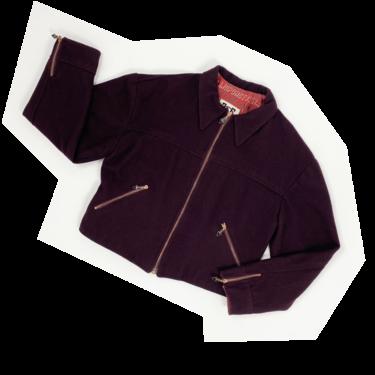 Jean Paul Gaultier 90s wool zip jacket