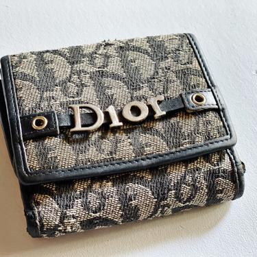 Vintage Dior Oblique Jacquard Wallet 