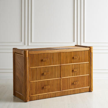 Split Reed Dresser in the Style of Gabriella Crespi