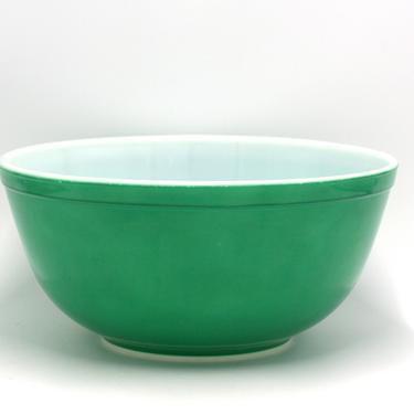 vintage Pyrex Green Primary color bowl # 403 2.5 quart 