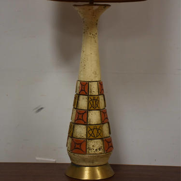 Ceramic Mid Century Table Lamp 