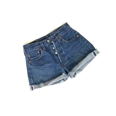 Levi's Selvedge Redline Cut Off Jean Shorts / Size 23 