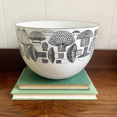 Vintage Arabia Finel Large Mushroom Bowl &quot;Tatti&quot; by Kaj Franck and Esteri Tomula, Made in Finland, MCM Home 