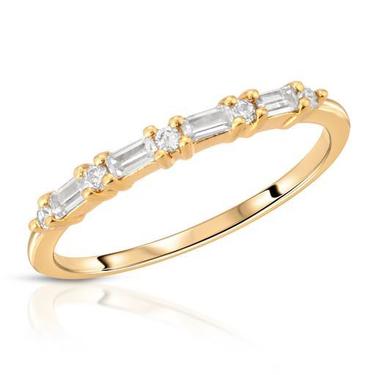 SIMPLE BAGUETTE STACKING RING