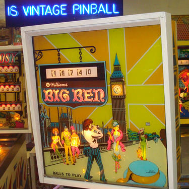 SOLD. Big Ben Vintage Pinball Machine
