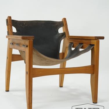 Sergio Rodrigues Teak Kilin Lounge Chair