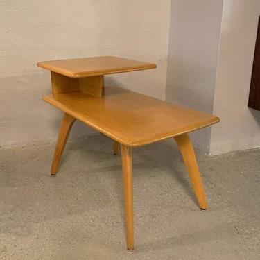 Heywood Wakefield Stepped Birch Side Table