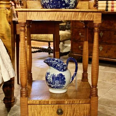 Washstand in Tiger Maple, Early 19th Century