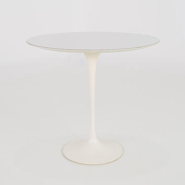 Eero Saarinen for Knoll Mid Century Laminate Side End Table - mcm 