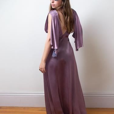 1930s Purple Hammered Satin Gown / 30s Old Hollywood | Female Hysteria - Boston, MA | ATTIC 1930s Purple Hammered Satin Gown / 30s Old Hollywood | Female Hysteria - Boston, MA | ATTIC