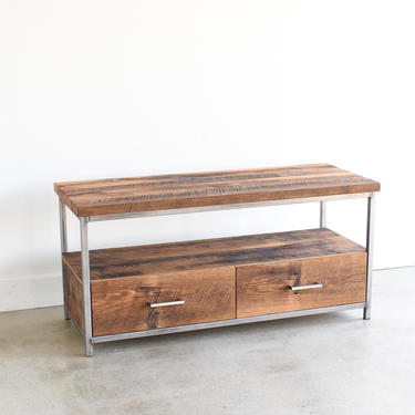 Stoic Media Console / Reclaimed Wood Storage Console 