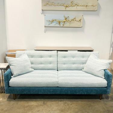Southern Contrast Teal Sofa