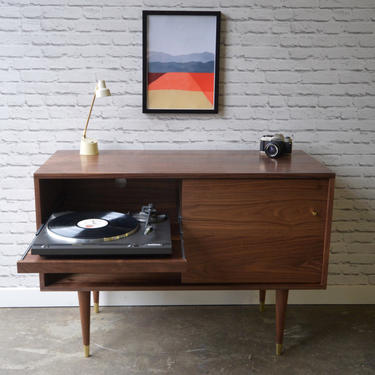 Whitewater Record Cabinet with Pull-out Shelf - Custom For Leigh 