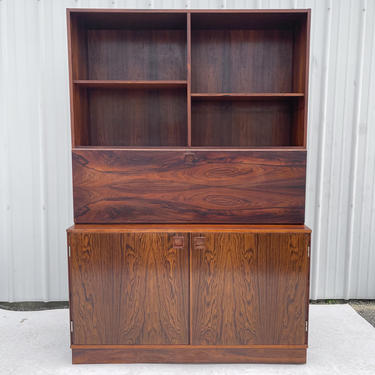 Mid-Century Modern Rosewood Bookcase by Lovig 