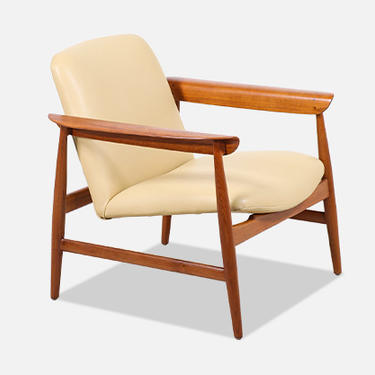 Finn Juhl Model BO-118 Teak Lounge Chair for Bovirke